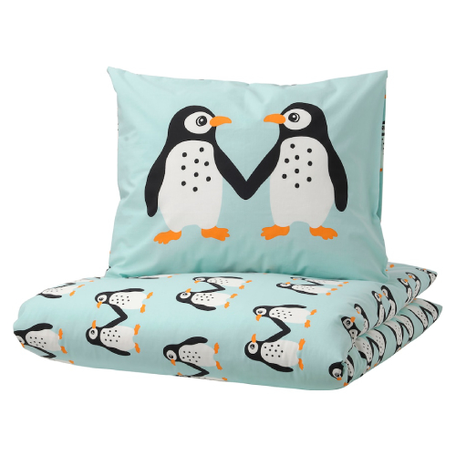 ست روکش لحاف و روبالشی کودک ایکیا BLAVINGAD سایز 150x200 و 50x80