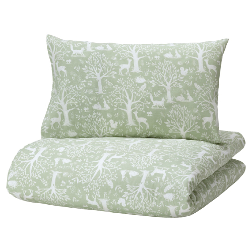 ست روکش لحاف و روبالشی نوزاد ایکیا TROLLDOM سایز 110x125 و 35x55