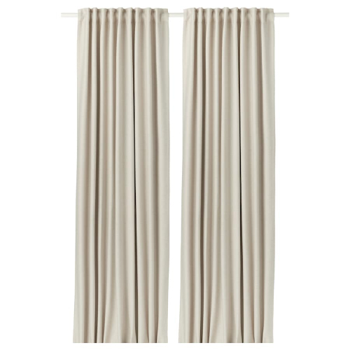 پرده جفت ایکیا VILBORG تاریک کننده، سایز 145 در 300