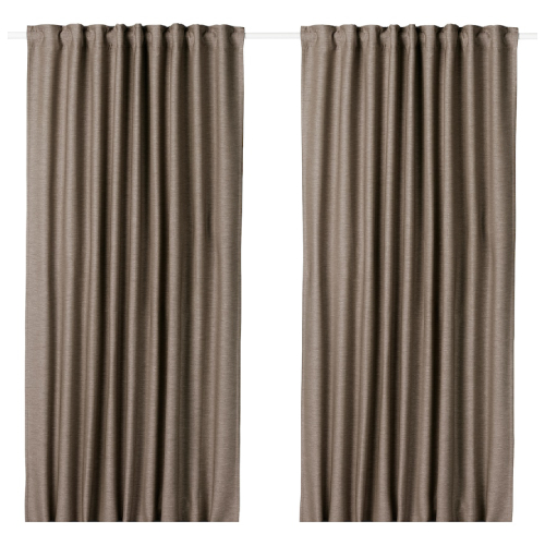 پرده جفت ایکیا VILBORG تاریک کننده، سایز 145 در 300