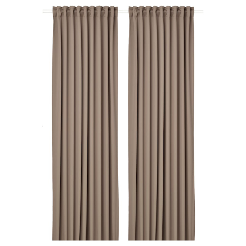 پرده جفت ایکیا MAJGULL تاریک کننده، سایز 145 در 300