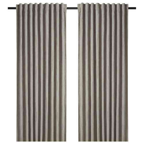 پرده جفت ایکیا LAGEROLVON تاریک کننده، سایز 145 در 300