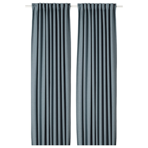 پرده جفت ایکیا ANNAKAJSA تاریک کننده، سایز 145 در 300