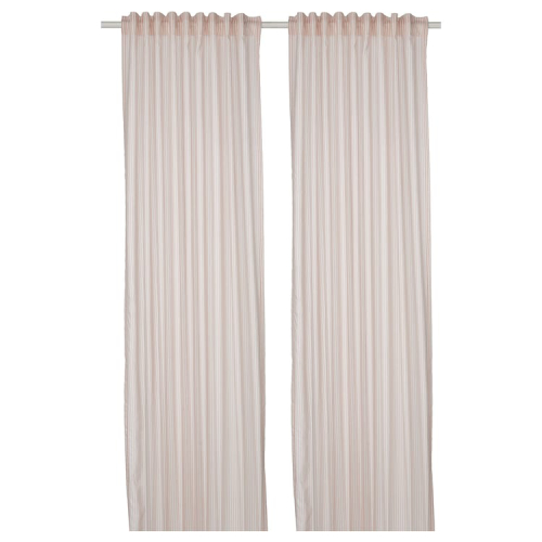 پرده جفت ایکیا BYMOTT سایز 120 در 300