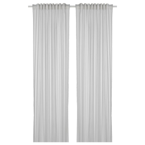 پرده جفت ایکیا BYMOTT سایز 120 در 300