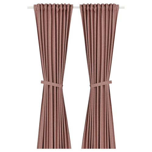 پرده جفت ایکیا LENDA سایز 140 در 300