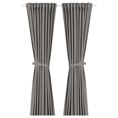 پرده جفت ایکیا LENDA سایز 140 در 300