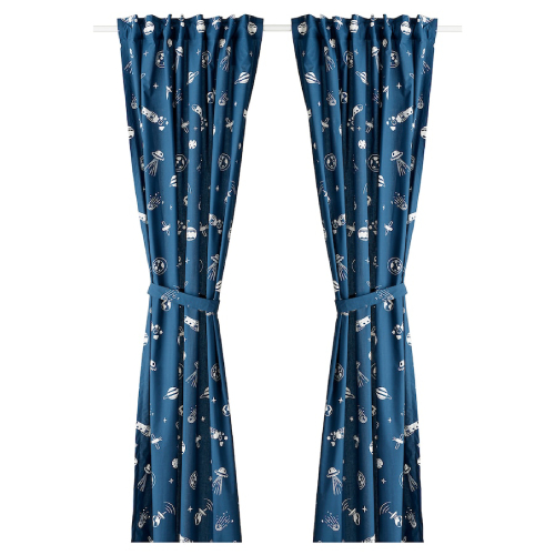 پرده جفت ایکیا AFTONSPARV مناسب کودک سایز 120x300