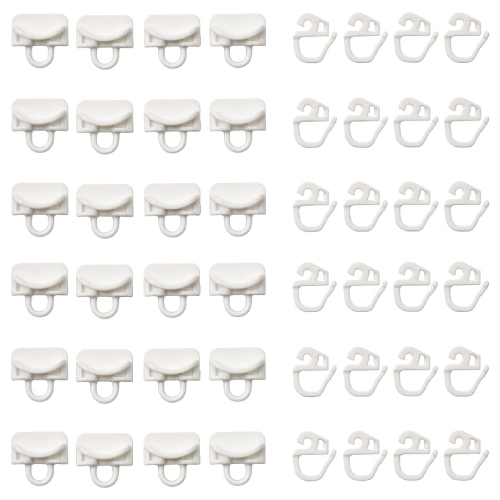 گلایدر و قلاب ایکیا VIDGA برای پرده پک 24 عددی