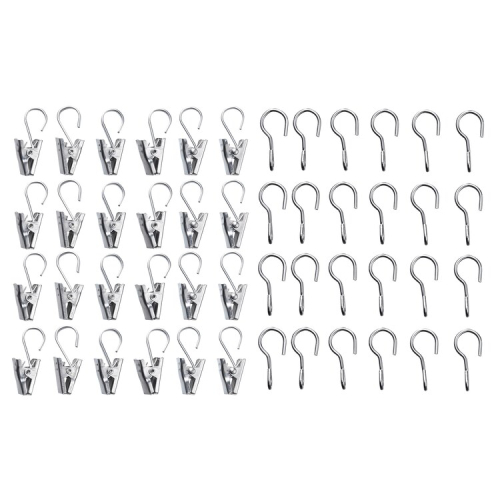 قلاب پرده با گیره ایکیا RIKTIG پک 24 عددی