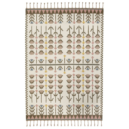 فرش مسطح دستبافت ایکیا FODERLOSTA سایز 170 در 240