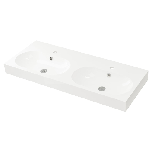 سینک روشویی دوتایی ایکیا BRAVIKEN سایز 120x48x10