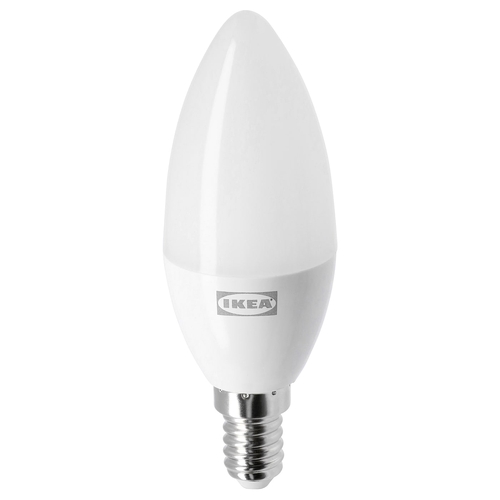 چراغ حبابی LED پایه E14 ایکیا TRADFRI هوشمند 470lm