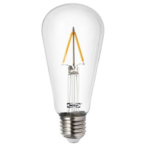 چراغ حبابی LED پایه E27 ایکیا LUNNOM با 100 لومن