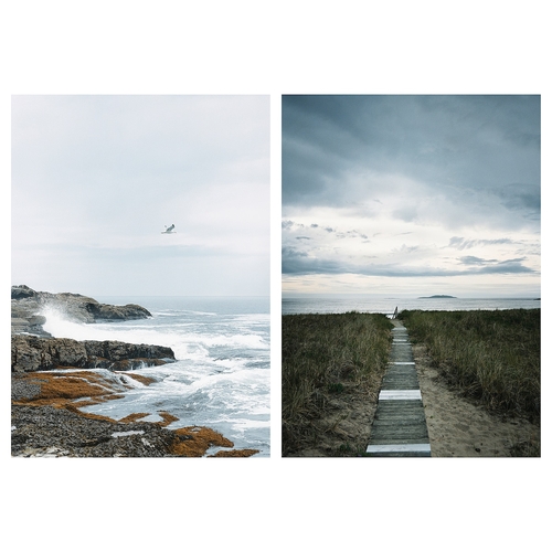 تابلو بدون قاب ایکیا PJATTERYD سایز 50 در 70 پک 2 عددی