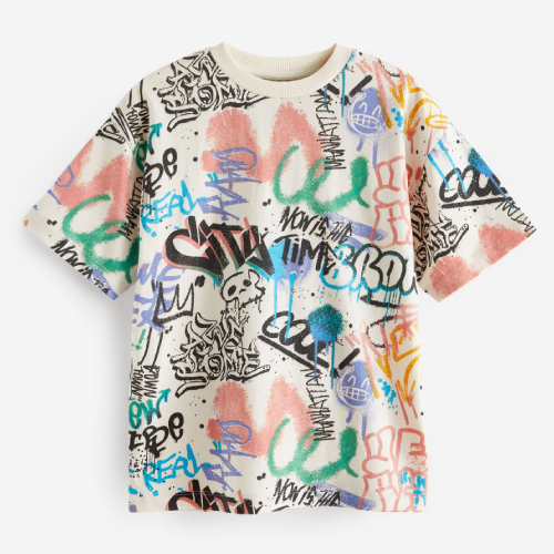 NEXT All-Over Print Short Sleeve T-Shirt (3-16yrs)