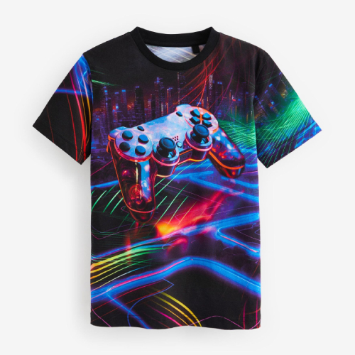 NEXT All-Over Print Short Sleeve T-Shirt (3-16yrs)