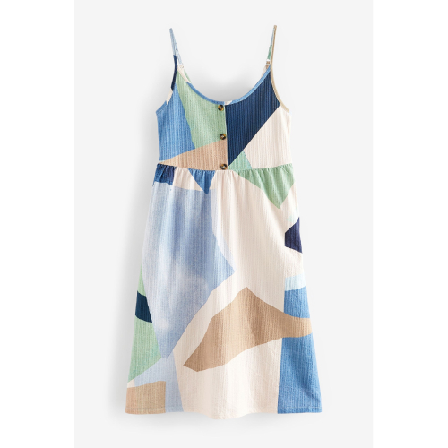 NEXT Button Down Cotton Cami Summer Dress