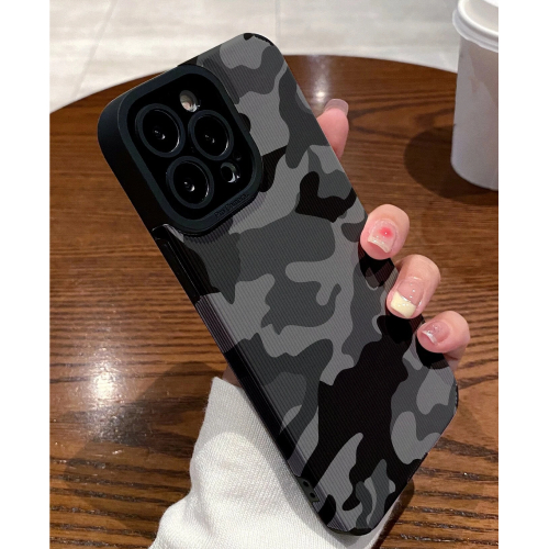 1pc Anti-Fall Phone Case With Tpu Camouflage Camera Cover Suitable For Iphone X, Xr, 11, 12, 13, 14, 12paomax, 13paomax, 14paomax, 15, 15pro, 15plus, 15promax, Samsung series
