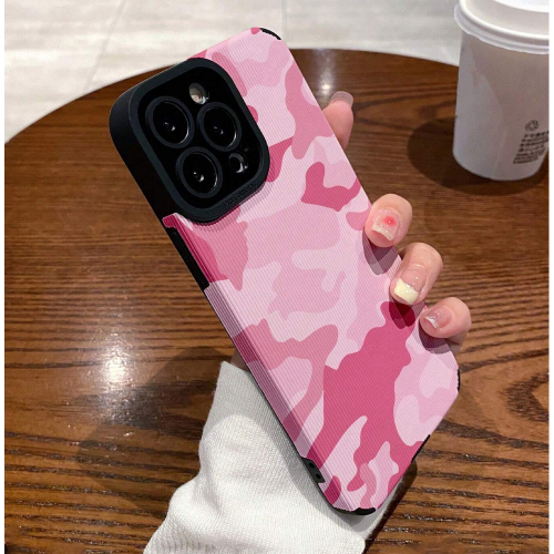 1pc Anti-Fall Phone Case With Tpu Camouflage Camera Cover Suitable For Iphone X, Xr, 11, 12, 13, 14, 12paomax, 13paomax, 14paomax, 15, 15pro, 15plus, 15promax, Samsung series