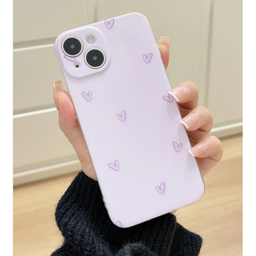 1pc Transparent Anti-fall Painting Phone Case For Iphone, Frosted Drawing Tpu Painted Cellphone Cover