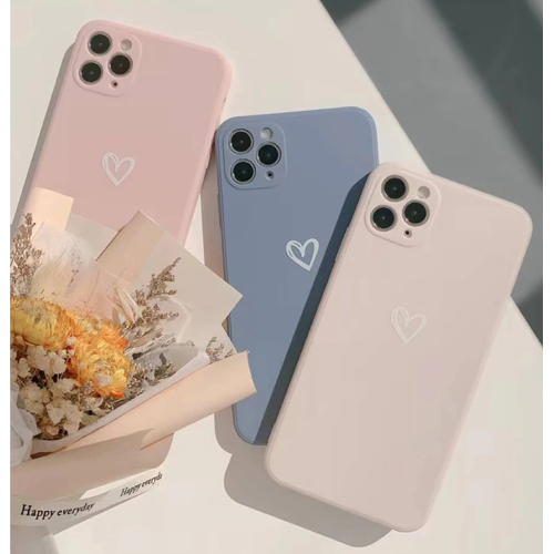 3pcs/set Imd Pattern Phone Case With Strap Compatible With Iphones