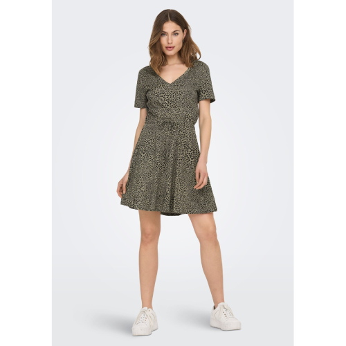 ONLY V Neck Jersey T-Shirt Dress
