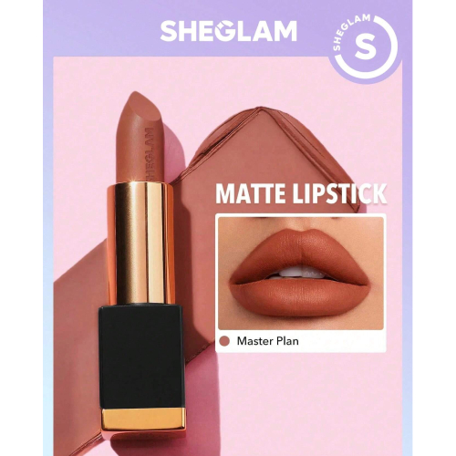 SHEGLAM Matte Allure Lipstick - Chic 20 Colors Long Lasting  Lipstick High Pigment Velvety Soft Lipstick