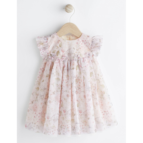 NEXT Baby Occasion Mesh Frill Sleeve Dress (0mths-2yrs)