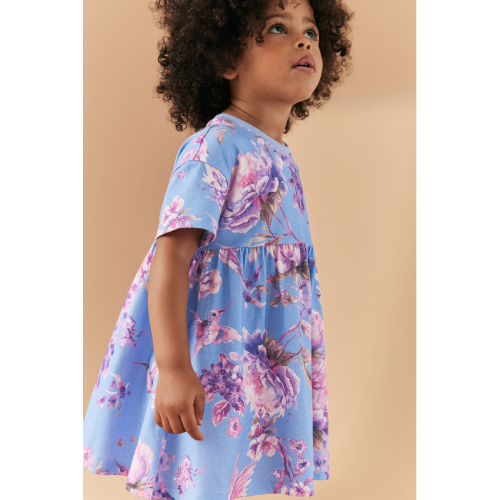 NEXT Short Sleeve Cotton Jersey Dress (3mths-7yrs)