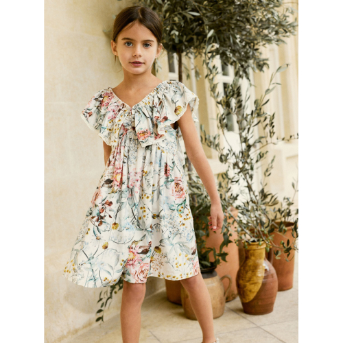 NEXT Printed Ruffle Dress (3-16yrs)