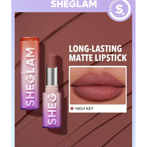 SHEGLAM Dynamatte Boom Long Lasting Matte Lipstick-Rule Breaker 20 Colors Creamy Matte Waterproof Lipstick Amazing Non-Stick Cup Transfer-Proof