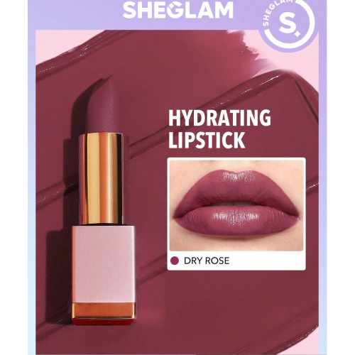 SHEGLAM Creme Allure Lipstick - Nude 8 Colors Moisturizing  Lipstick Lip Glow Nourishing Essence Hydrating Lip Care