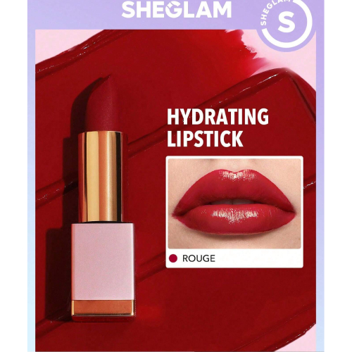 SHEGLAM Creme Allure Lipstick - Nude 8 Colors Moisturizing  Lipstick Lip Glow Nourishing Essence Hydrating Lip Care