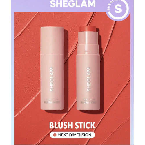 SHEGLAM Snatch 'n' Blush Stick Cream Blush Waterproof Long Lasting High Pigment  Non-Fading Non-Greasy Glowing Lasting
