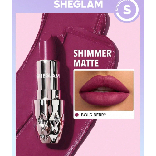 SHEGLAM Starlight Velvet Lipstick - 10 Colors Shimmer Matte Long Lasting Lipstick Nourishing Silky Smooth Lipstick