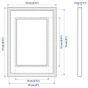 قاب عکس ایکیا RODALMسایز 10 در 15