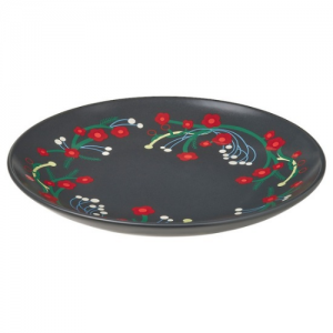 بشقاب  20 سانتی طرح گل ایکیا VINTERFINT