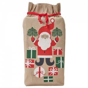 گونی نخ دار طرح بابانوئل ایکیا  92x56 سانتی VINTERFINT