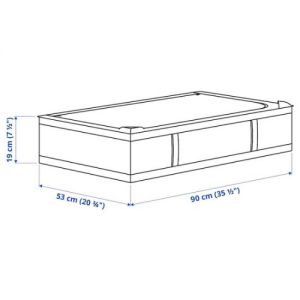 نظم دهنده لباس 90x53x19  سانتی  ایکیا SKUBB