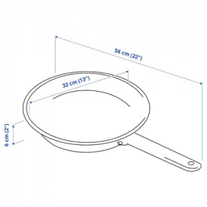 ماهیتابه 32سانتی ایکیا  +IKEA 365  نچسب