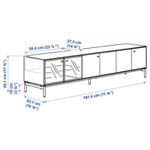 میز تلویزیون ایکیا BOASTAD سایز 181x42x45 سانتی