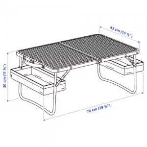 میز تاشو 74x43سانتی  ایکیا STRANDÖN