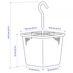 جای  کارد و چنگال  12x12 سانتی ایکیا UPPDATERA