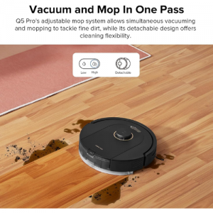 roborock Q5 Pro Robot Vacuum and Mop Combo, 5500Pa Suction