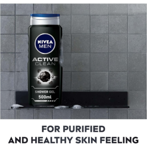 NIVEA MEN 3in1 Shower Gel Body Wash 2x500ml