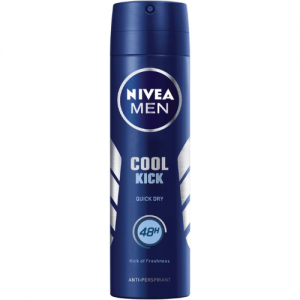 NIVEA MEN Deodorant Spray for Men, Cool Kick Fresh Scent, 150ml