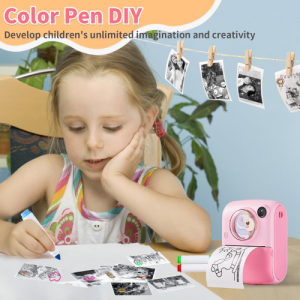 ERTYU Kids Camera Instant Print Toys for Girls Ages 6-12 Mini Camera