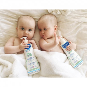 Mustela Baby Gentle Cleansing Gel - Baby Hair & Body Wash Pack of 2 - 500ml