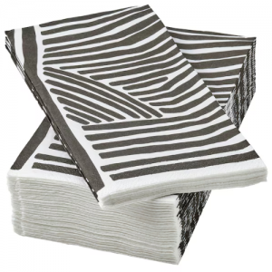 دستمال سفره 38x38 سانتی ایکیا NÄBBFISK پک 30 عددی